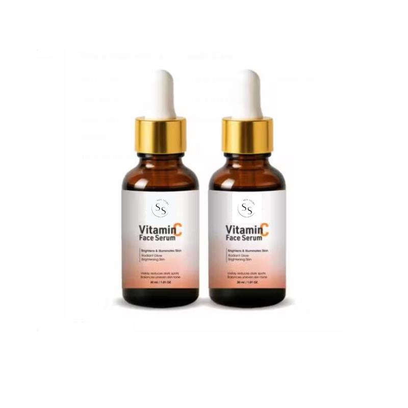 Vitamin C Skin Repair Serum for Wrinkle Reduction, Spot Correction & Collagen Boost (Pack of 2)