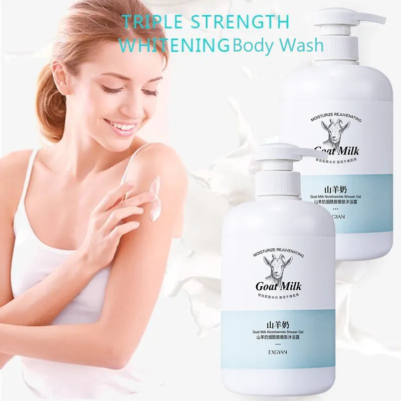 GOAT MILK BODY SHOWER GEL- (400 ml) - Buy 1 Get 1 Free